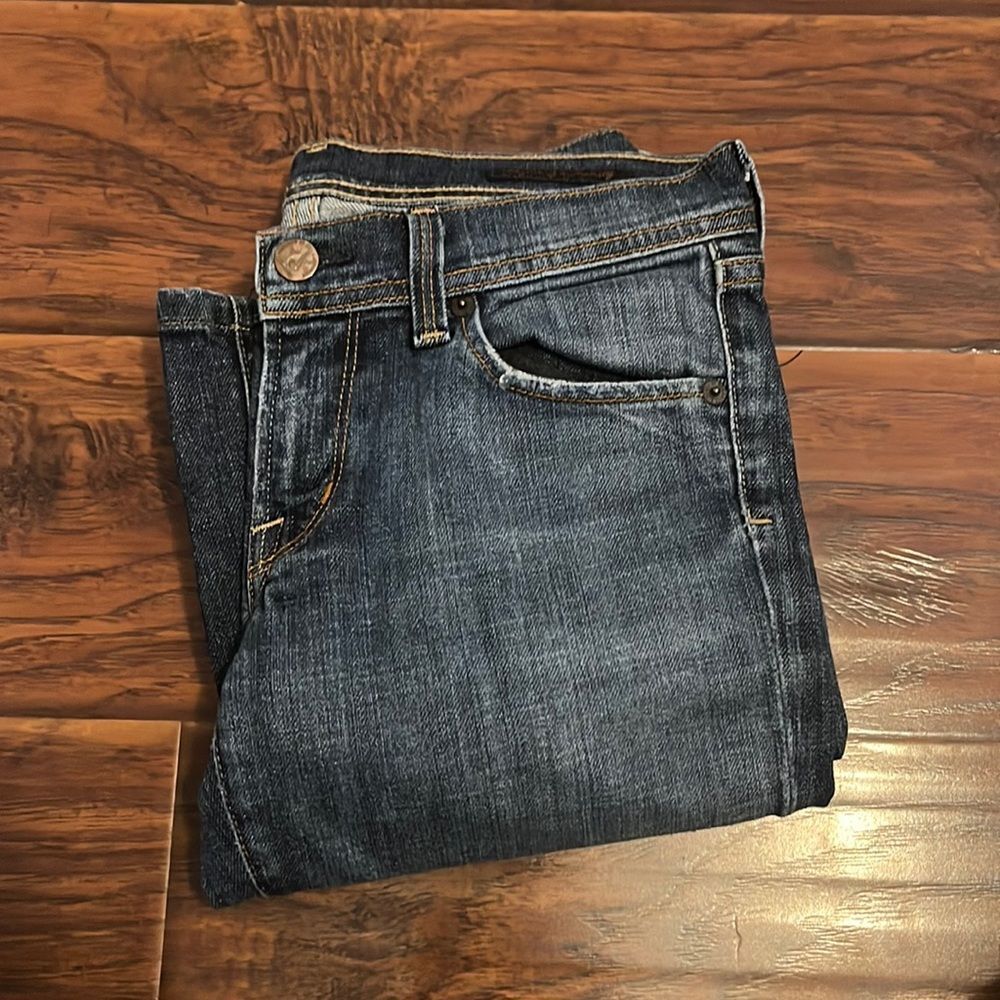 Y2K Citizens Of Humanity Ingrid Low Waist Flair Distressed Denim Jeans